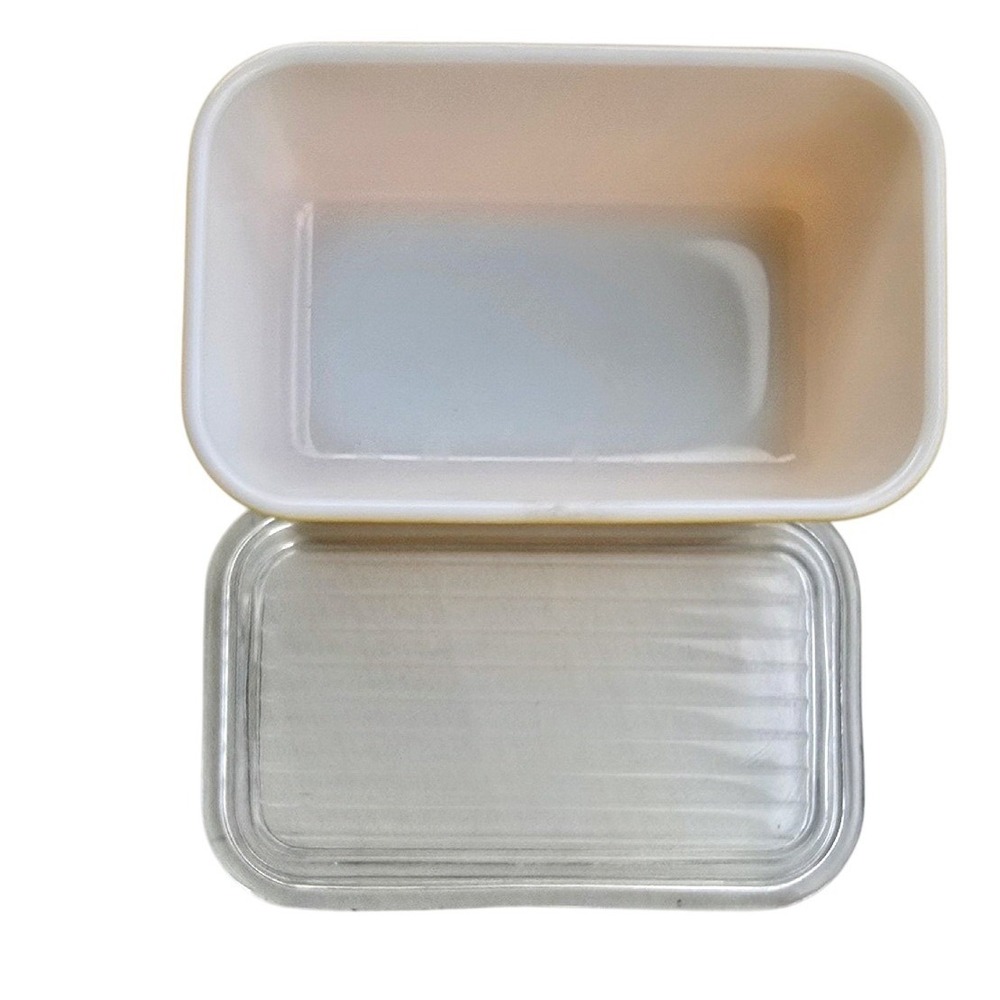 50S‎ Vintage Pyrex 503 Yellow Refrigerator Dish w/ Clear Ribbed Glass Lid 1.5 Qt